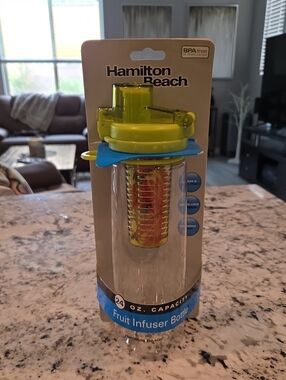 Hamilton Beach 24 oz Fruit Infuser Bottle - Lime Green